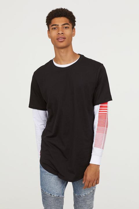 T-shirt Aus Baumwolljersey