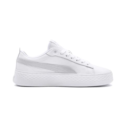 smash platform leather women's sneakers