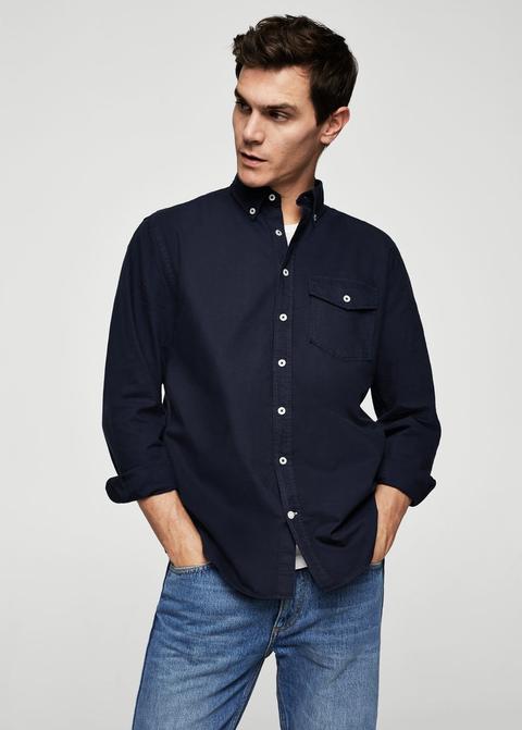 Camisa Regular-fit Algodón
