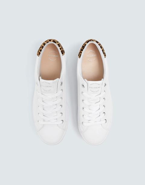 Sneaker Zeppa Dettaglio Leopardato