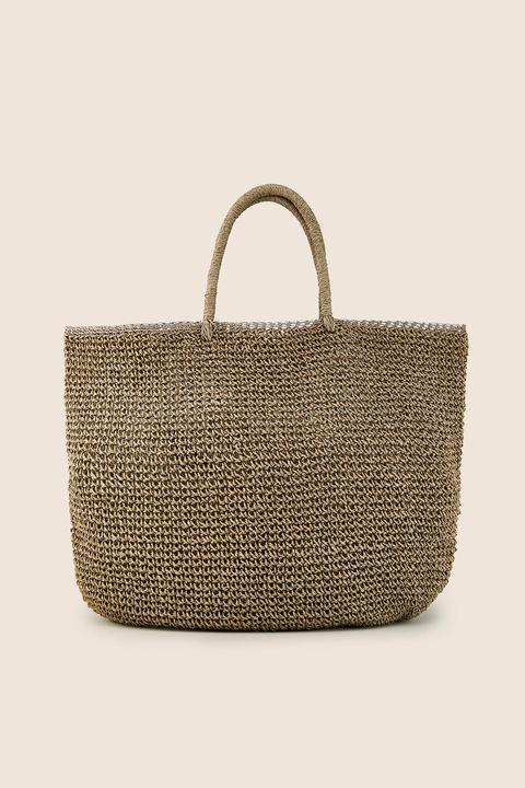 Bolso Shopper Efecto Rafia
