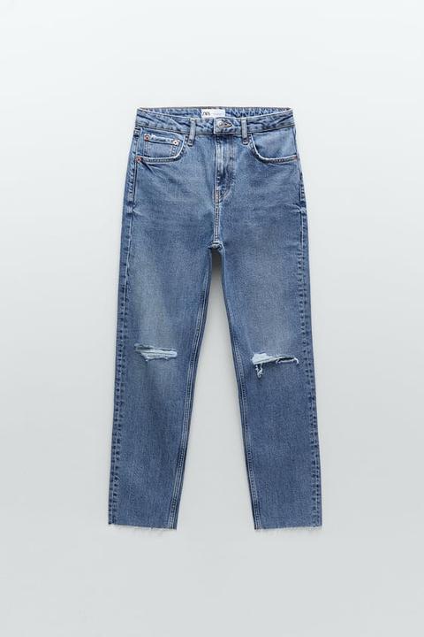 Jeans Hi Rise Slim Rotos