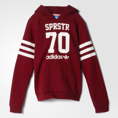 Sudadera Con Capucha Logo Essentials - Rojo Adidas | Adidas España