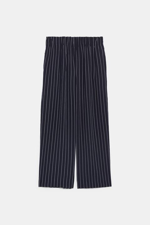 Pantalón Culotte Rayas