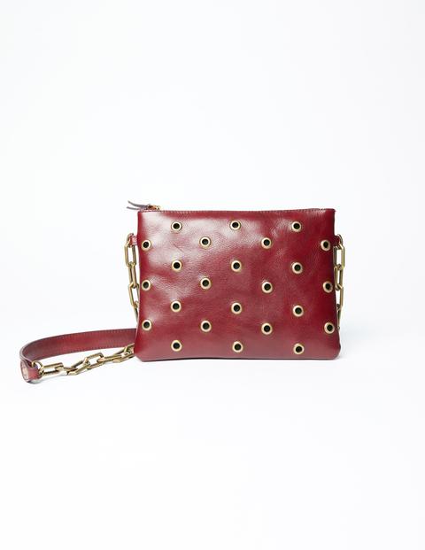 Bolso Rock Tachuelas Granate