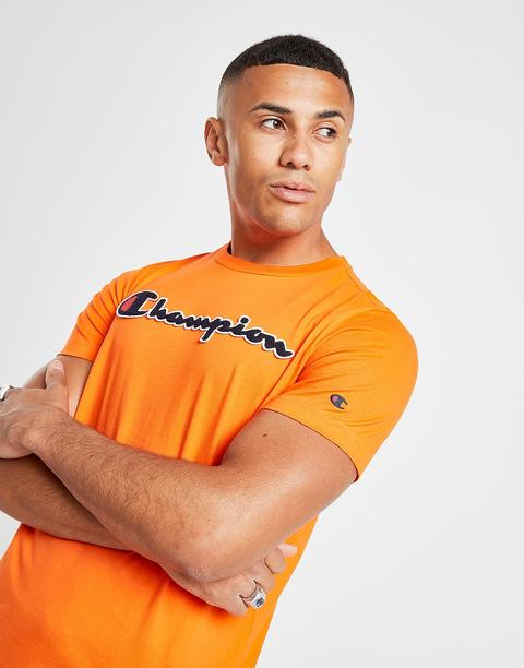 champion boucle script crew sweatshirt