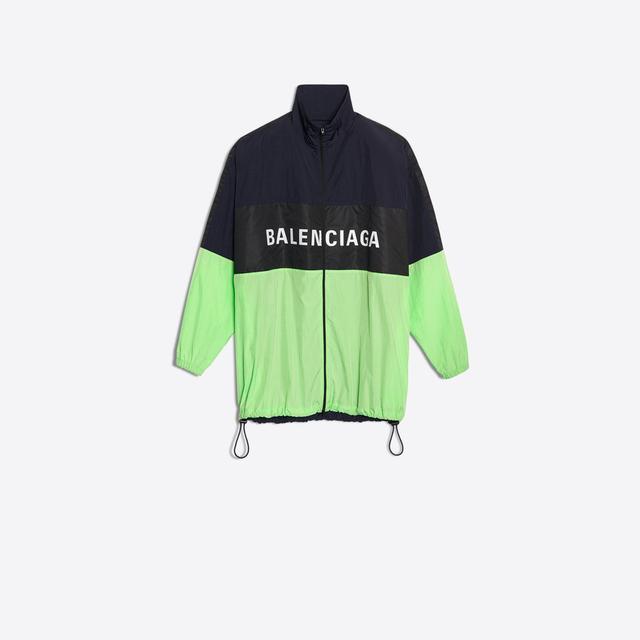 lime green balenciaga coat