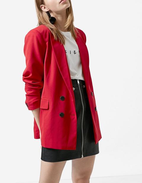 Blazer Doppiopetto Rosso