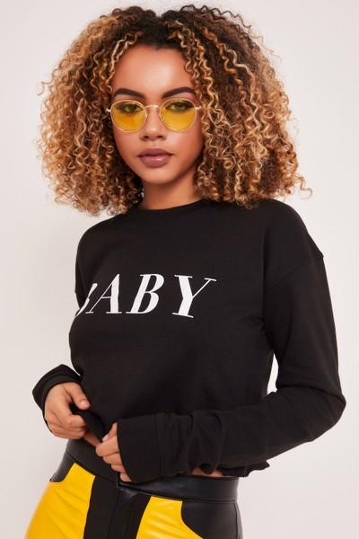 Cara Yellow Round Aviator Sunglasses