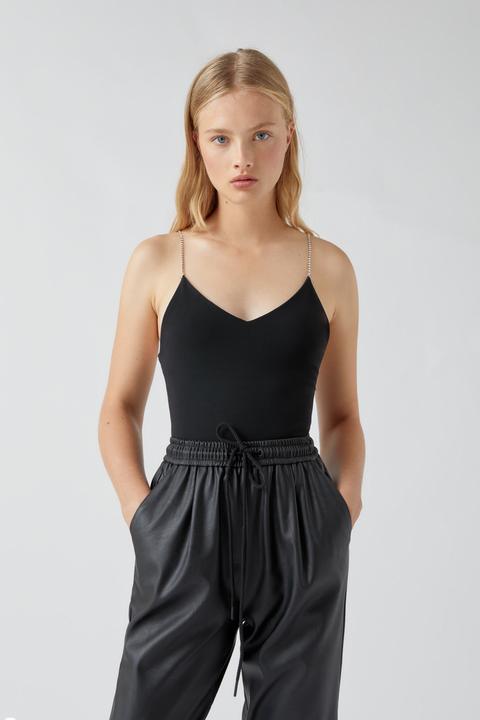 Body Tirantes Strass