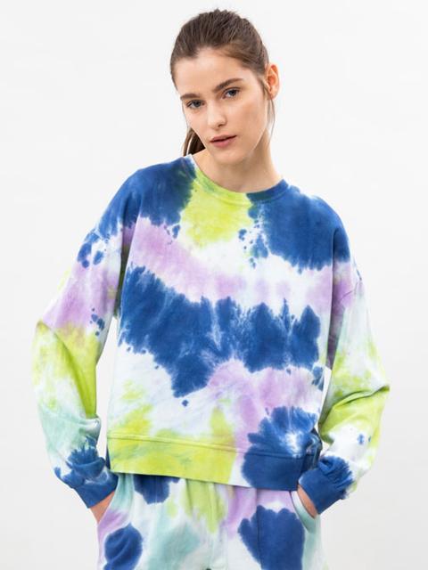 Sudadera Con Estampado Tie - Dye