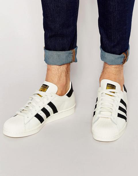 Zapatillas De Deporte Con Diseño Estilo Años 80 Superstar B25963 B25963 De Adidas Originals