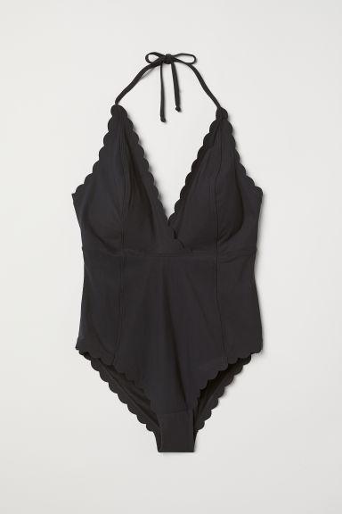 H & M - Costume Intero Halterneck - Nero