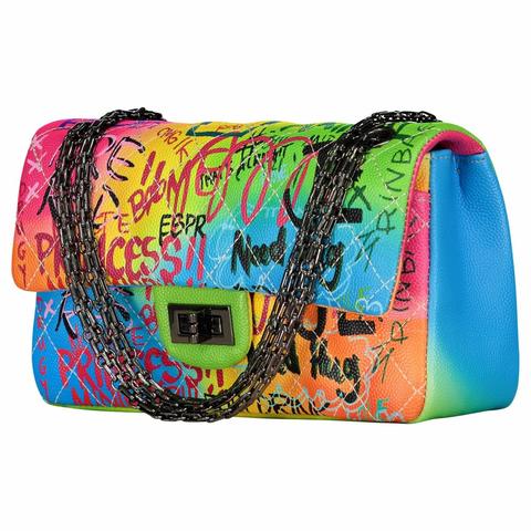 graffiti bag neon