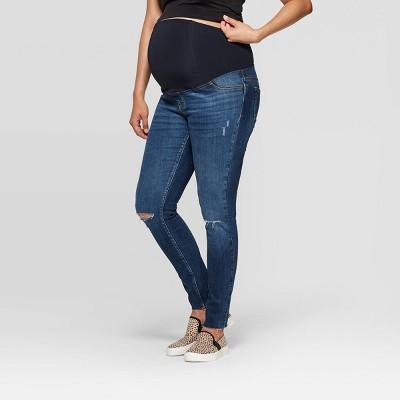 Isabel Maternity by Ingrid & Isabel Maternity Crossover Panel Skinny Jeans 