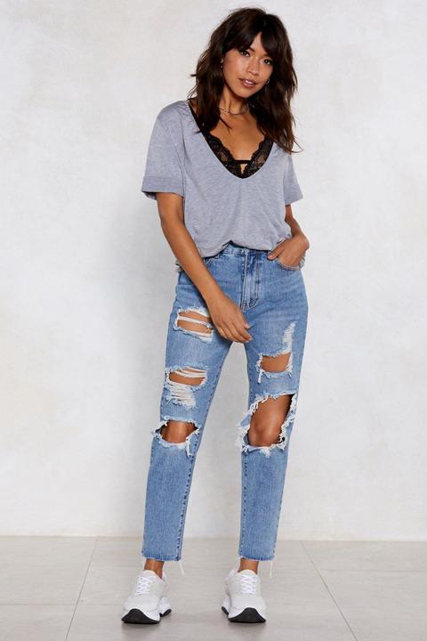 School Day Distressed Jeans