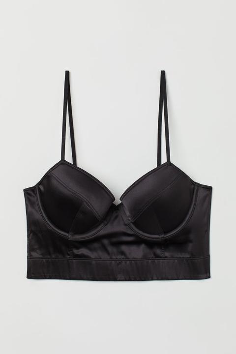 Bralette Acolchado - Negro