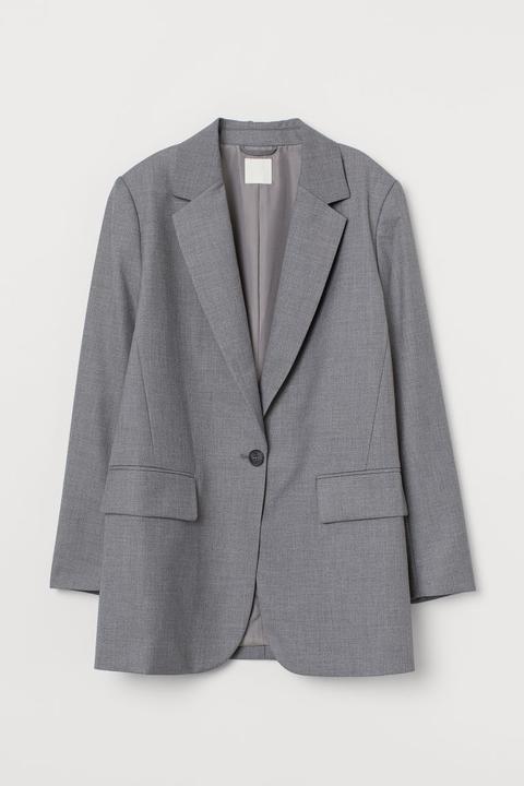 Blazer Oversize - Gris