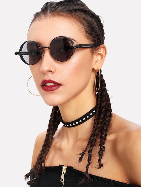 Round Lens Sunglasses