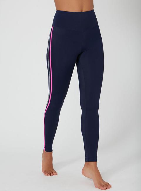 Boux Avenue Activewear Galaxy Stripe Leggings - Navy - 08