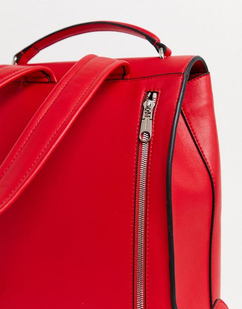 red calvin klein backpack