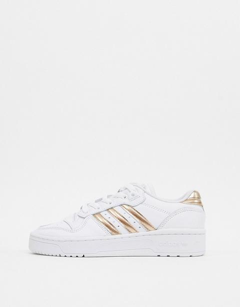 Adidas Originals - Rivalry - Baskets Basses - Blanc Et Or Rose