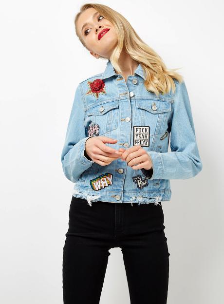 Denim Jacket Embo Patch
