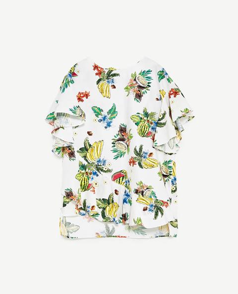 Camisola Estampado Tropical