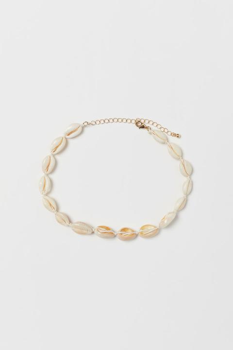 Muschelkette - White - Damen