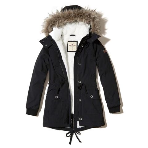 Stretch Cozy-lined Parka from Hollister 