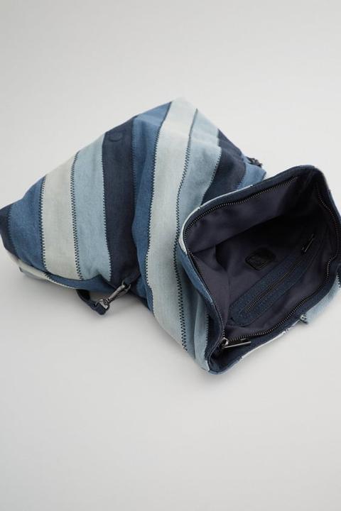 Denim Patchwork Clutch Bag from Zara on 21 Buttons