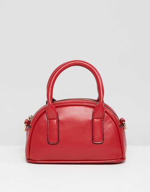 Asos Design Micro Grab Bag With Detachable Strap - Red