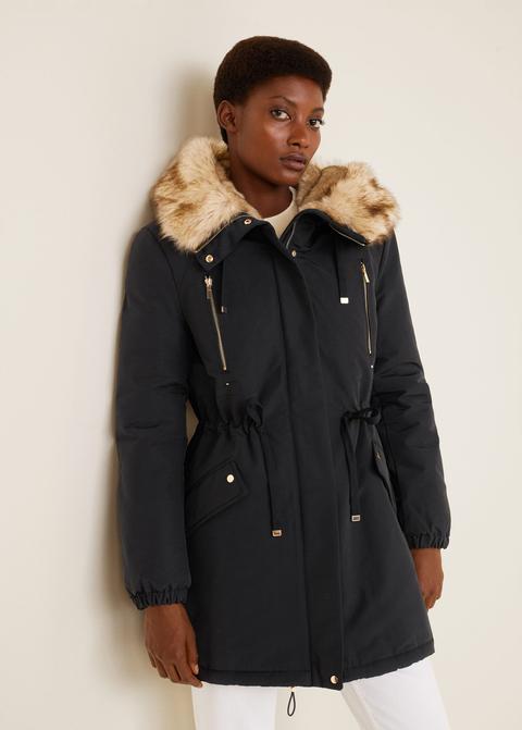 Parka Acolchada Pelo