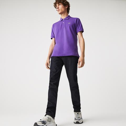 Vaqueros De Hombre Slim Fit En Dril Elástico Con Cinco Bolsillos