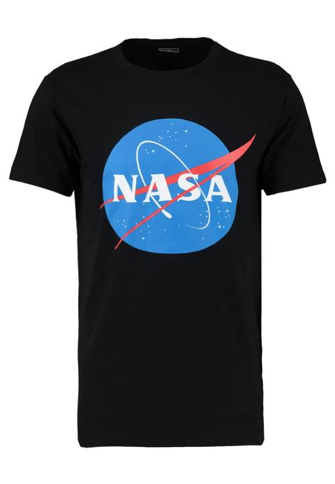 Mister Tee Nasa Tshirt Con Stampa Black