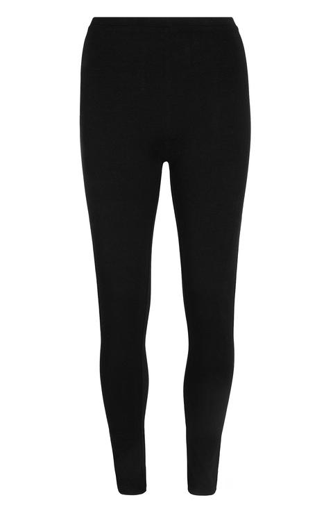 Leggings Negros De Algodón