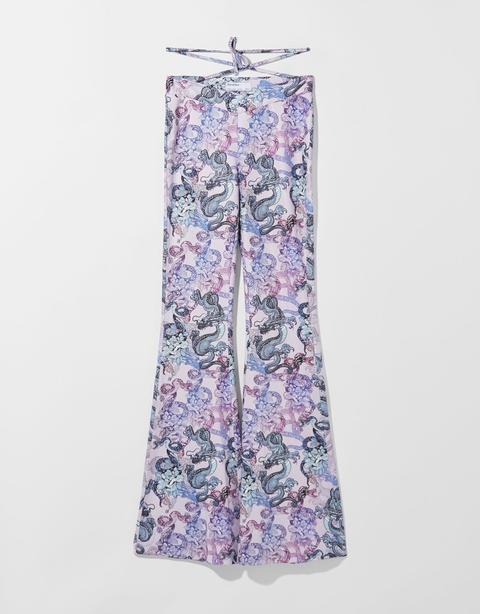 Pantalón Flare Print