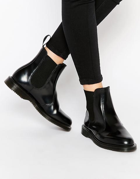 Dr Martens - Kensington Flora - Stivaletti Chelsea Neri - Nero