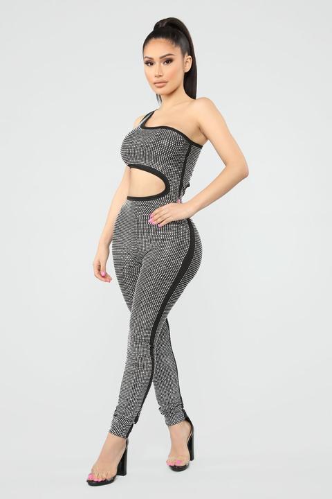 fashion nova rhinestone jumpsuit