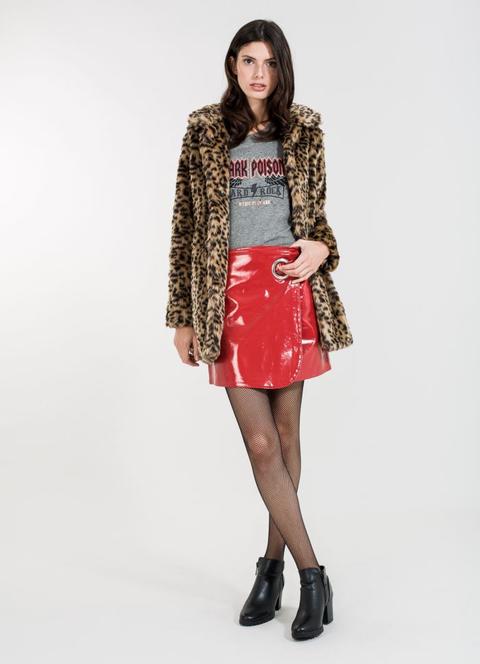 Cappotto In Ecopelliccia