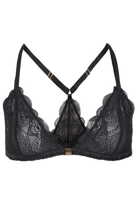 Racerback Lace Triangle Bra