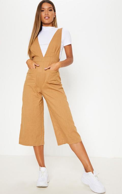 Camel Pocket Detail Dungaree