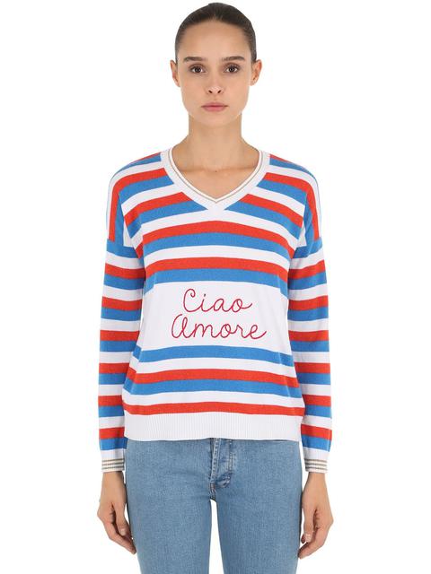 Maglia "ciao Amore" A Intarsio