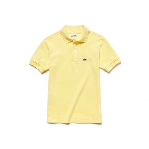 Polo Infantil Lacoste L.12.12 De Piqué En Manga Corta