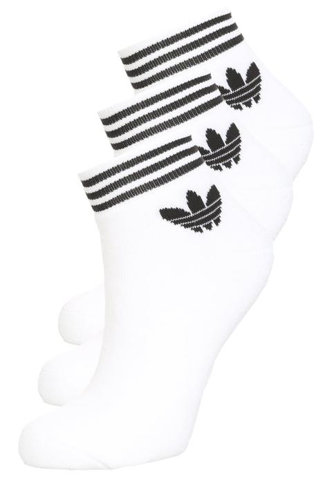 Adidas Originals 3 Pack Calze White