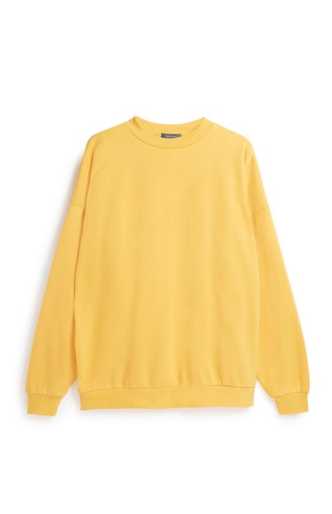 Yellow Crew Neck Sweater