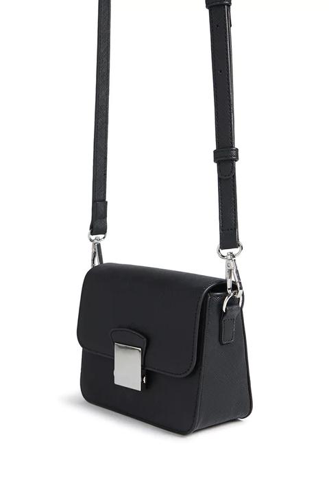 Faux Leather Crossbody Bag