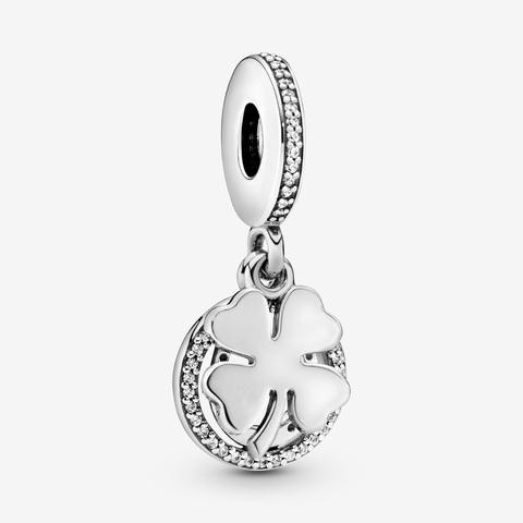 Pandora Charm Colgante Día De La Suerte Con Circonitas Cúbicas En Plata De Ley