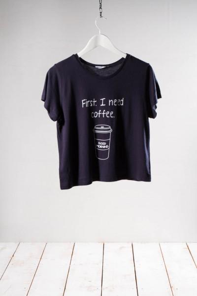 First I Need Coffee T-shirt