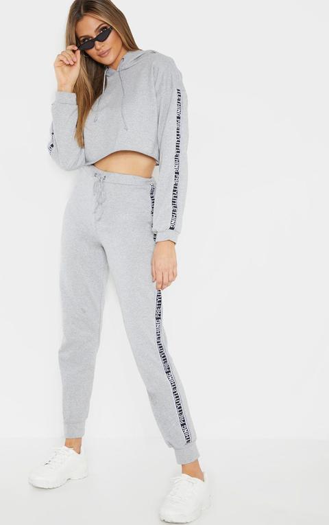 pretty little thing grey joggers